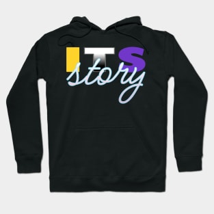 Itstory womens history month nonbinary trans pride flag Hoodie